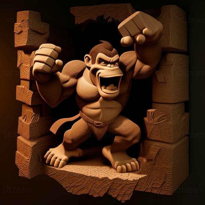 3D модель Donkey Kong з Donkey Kong (STL)